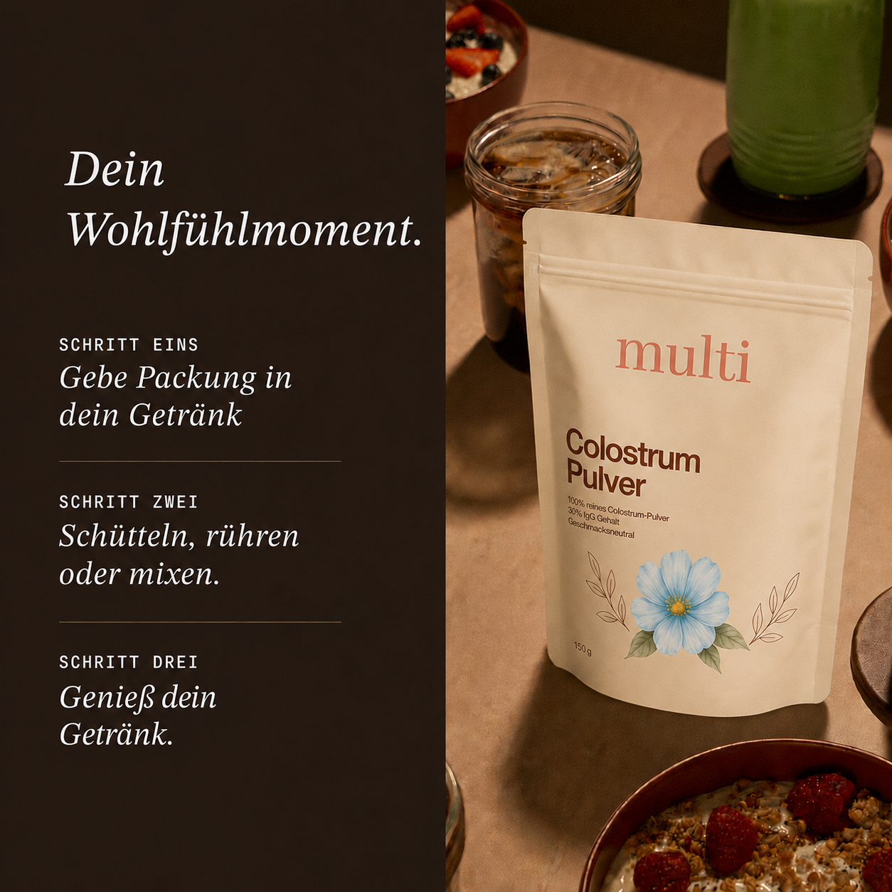 multi® Premium Colostrum Pulver